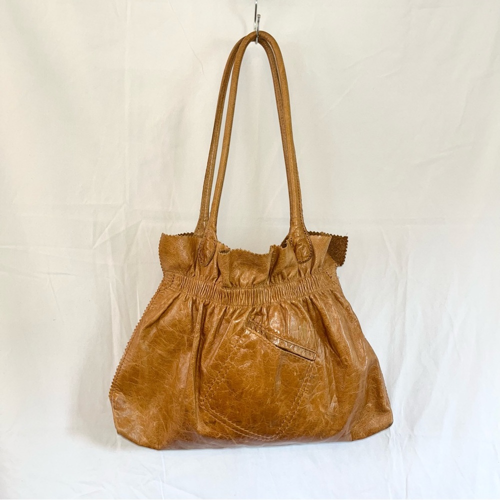 HOBO The Original Carmel Leather Tote Purse